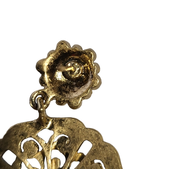 BROOKS BROTHER'S Women's Dangle Drop Statement Wedding Earrings - Picture 12 of 12